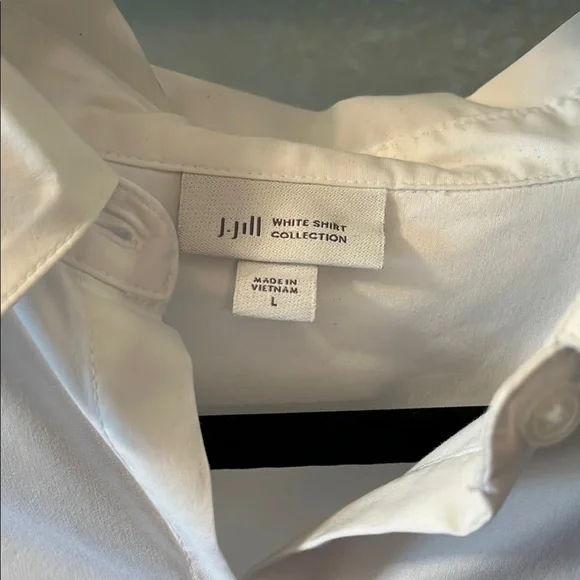 J. Jill Crisp White Blouse - Picture 3 of 3